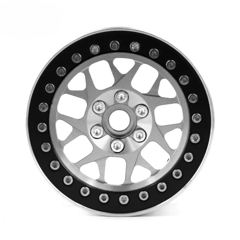 4PCS CNC Aluminum 2.2 Beadlock Wheel Rim for 1/10 RC Crawler Car Axial SCX10 RR10 Wraith TRX4 TRX-6