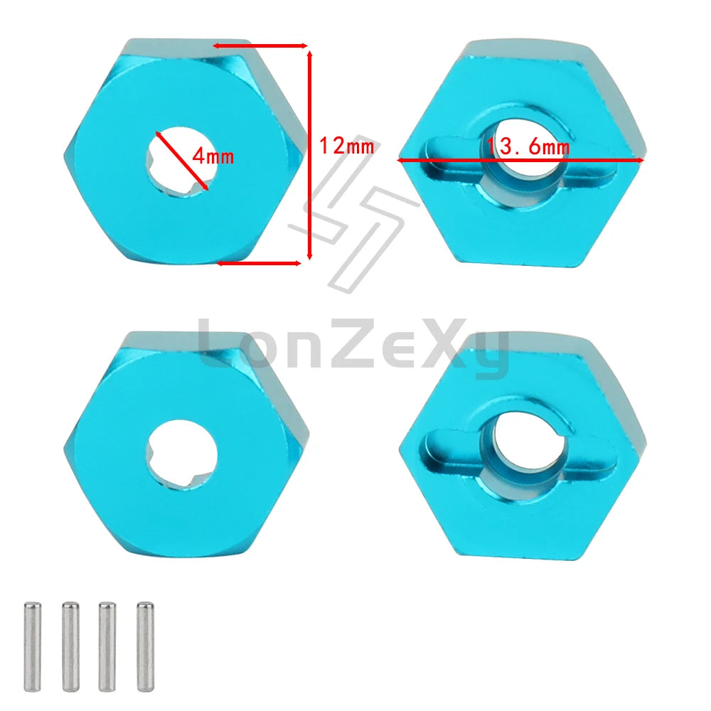 Metal Suspension Arms Steering Knuckle Gearbox Housing Motor Mount CVD Shaft for Tamiya TT01 TT-01 1/10 RC Car Upgrade Parts