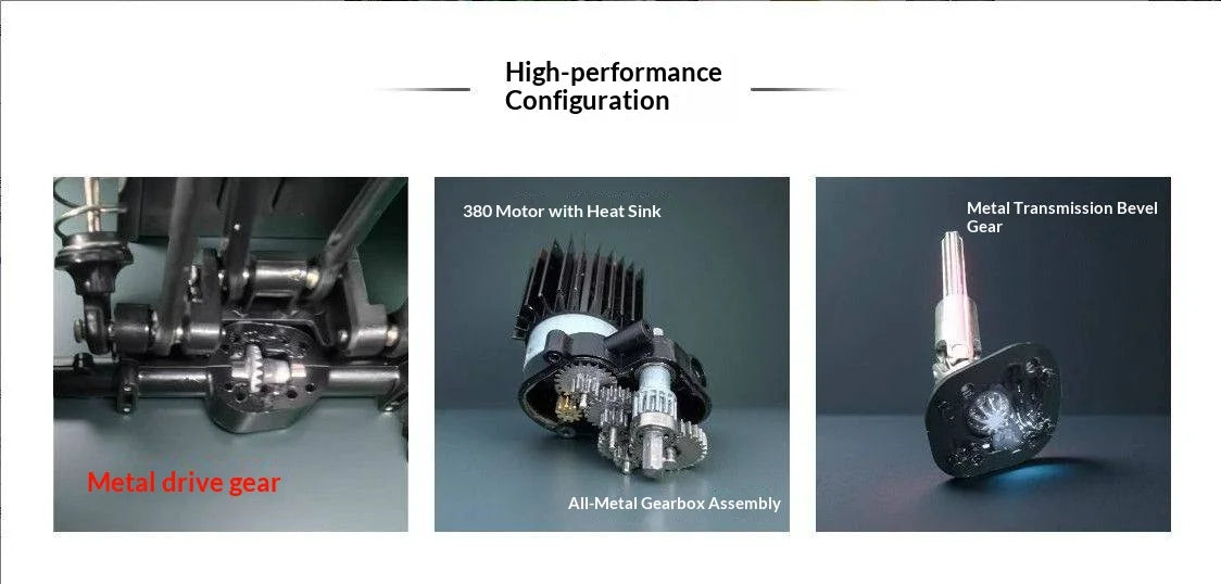 Hongxing New F-150 Rc Car 1:12 Scale 4wd Off-Road Pickup Truck Full Metal Gearbox Realistic Open Doors Cruise Control Rc Vehicle