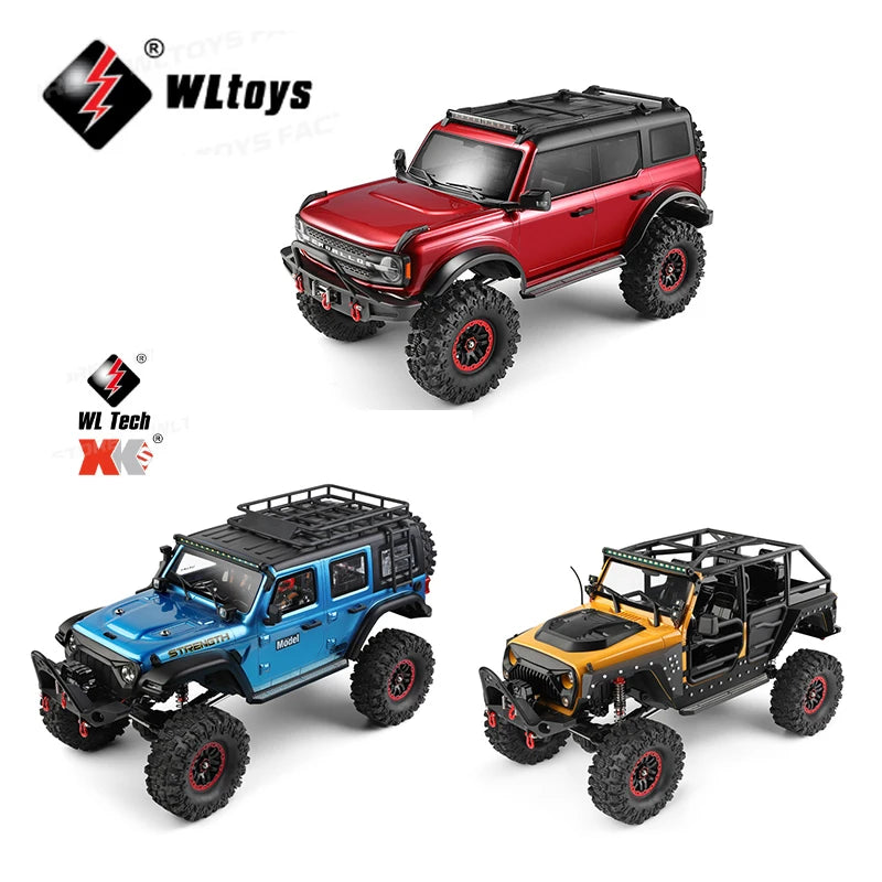 Wltoys 1:10 104020/104026/104010 Rc Car With Electric Winch Professional 4wd Off-Road Climbing Vehicle 2.4g Remote Control Toys