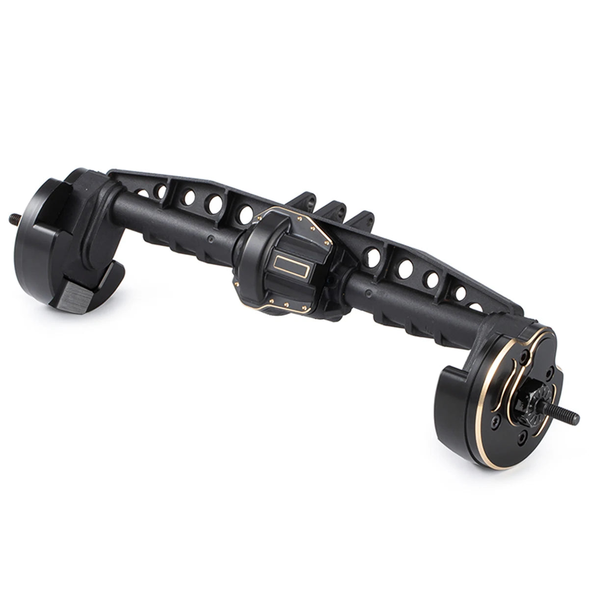 Black Brass Weights Steering Knuckles Portal Cover Set for Axial Capra SCX10 III AR45P SuperShafty CP44 Vanquish F9 Axle Housing