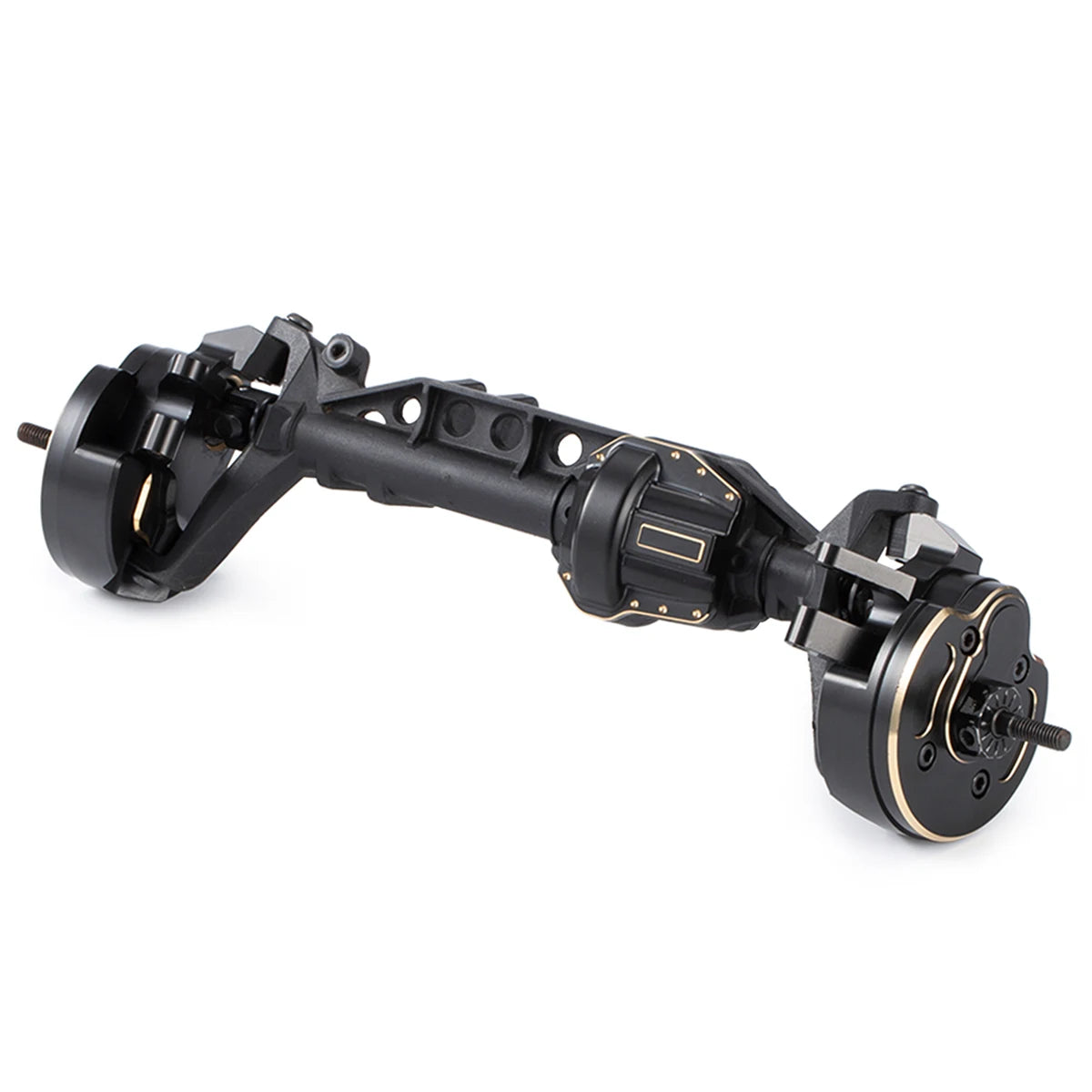 Black Brass Weights Steering Knuckles Portal Cover Set for Axial Capra SCX10 III AR45P SuperShafty CP44 Vanquish F9 Axle Housing