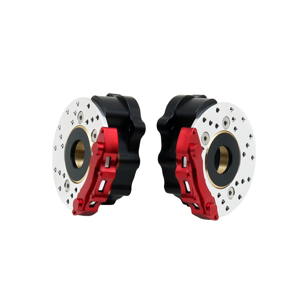 Portal Axle Housing Brass Black Steering Cup steering C Seat tie Rod Holder gear Cover servo Bracket For 1/10 Trx4 Trx6