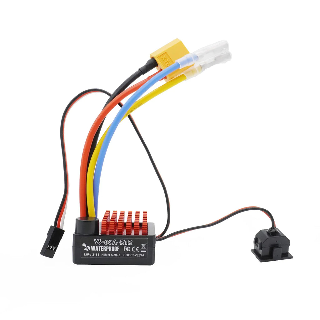 YSIDO 540 Combo Brushed Motor 55T 45T 35T 60A ESC for 1/10 Off-Road Rock Crawler Climbing RC Car Traxxas TRX4 Axial SCX10