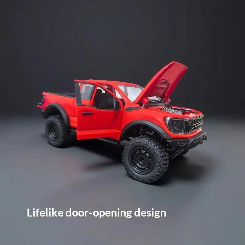 1:12 F-150 4WD RC Off-Road Crawler Pickup Truck Metal Drive Shaft Full Proportion Lifelike Openable Doors Design