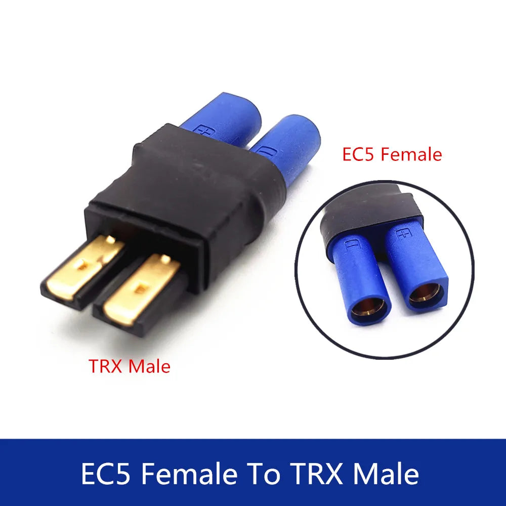Adapter XT30 XT60 XT90 TRX T Plug Deans EC5 EC3 Female to Male HXT 4MM Connectors Plug RC Lipo Battery Control Parts DIY