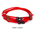 5Pcs Luggage Rope Roof Rack Tie Down Straps Buckle Decorate Strap for 1/8 1/10 1/18 1/24 RC Crawler SCX10 TRX4 TRX6 YK4102 RGT