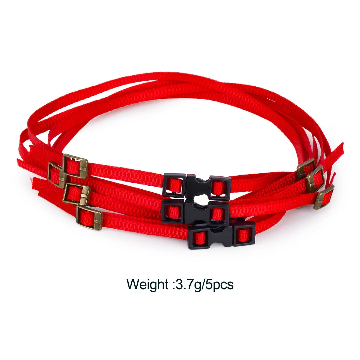 5Pcs Luggage Rope Roof Rack Tie Down Straps Buckle Decorate Strap for 1/8 1/10 1/18 1/24 RC Crawler SCX10 TRX4 TRX6 YK4102 RGT