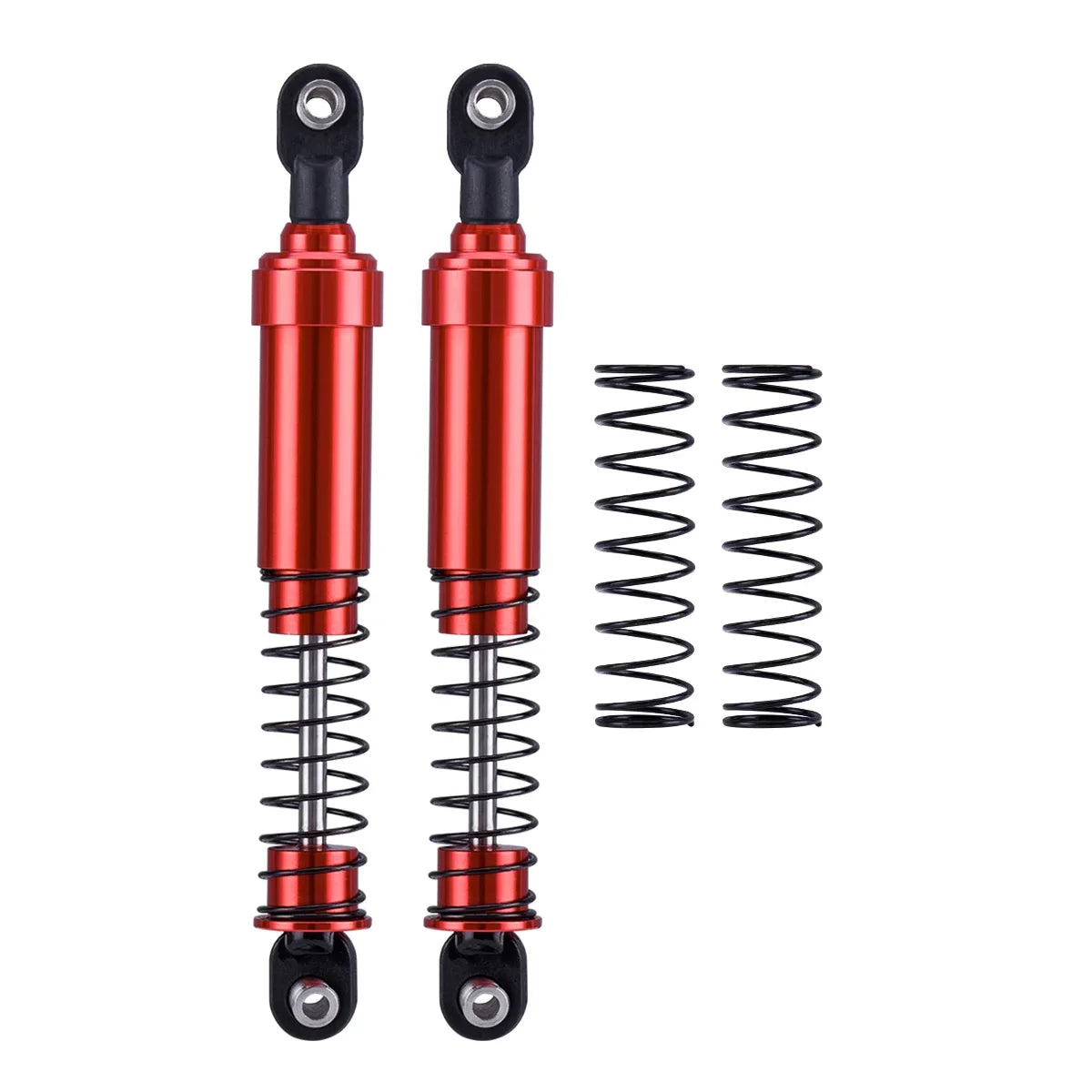 HooCrawler 75mm-115mm Big Bore Shocks with Oil Filled for 1/10 RC Crawler LCG Chassis Cheater Rigs Capra SCX10 TRX4 Gspeed V4