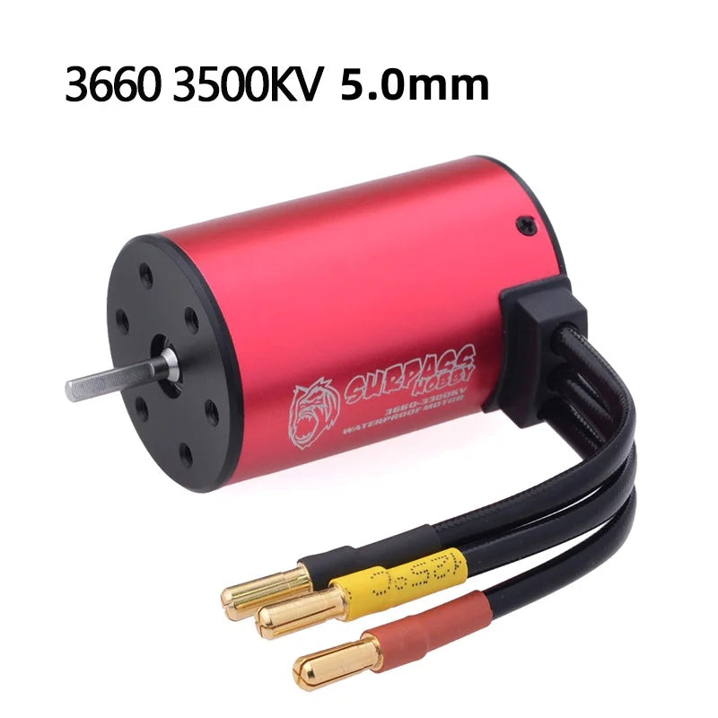 Surpass Hobby Waterproof Brushless Motor KK 3650 3660 3665 3670 3674 for 1/8 1/10 RC Car Racing Off-Road Wltoys MJX hglrc Boat