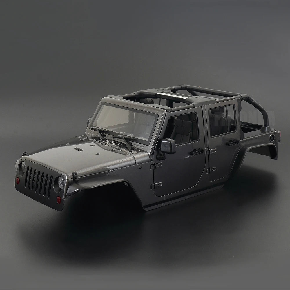 1:10 Scale Convertible Hard Body Kit 313mm Wheelbase for 1/10 RC Crawler Car Axial SCX10 90046 TRX4 Redcat GEN8