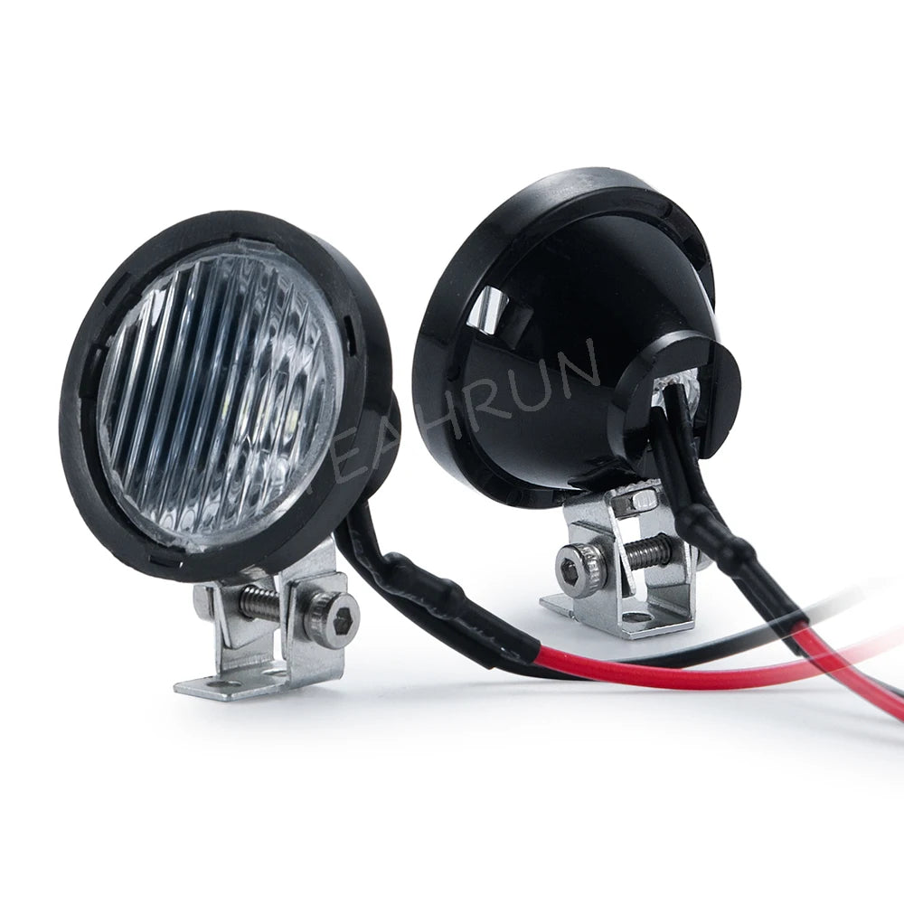 YEAHRUN LED Lights Headlights Spotlight for TRX-4 TRX6 Axial SCX10 Wraith 1/10 RC Crawler Car Upgrade Decoration Parts