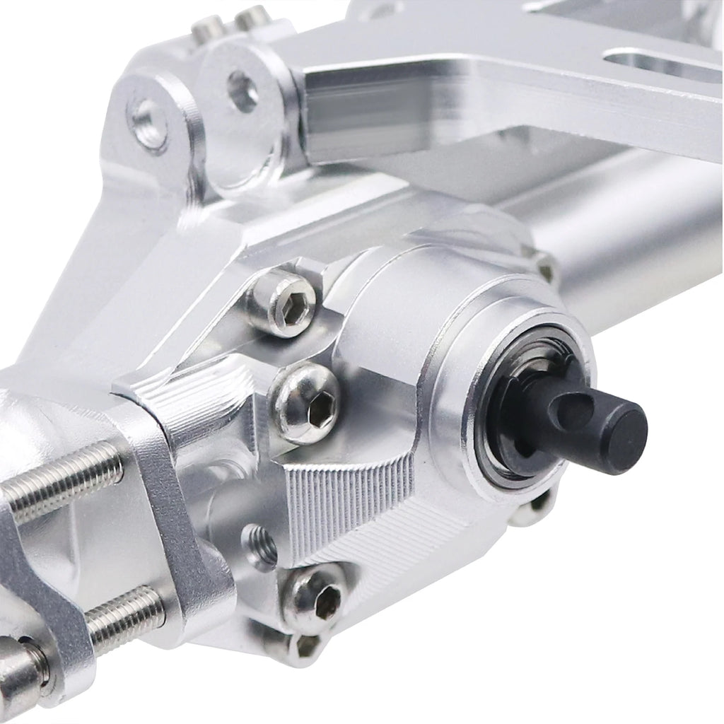 CNC Aluminum H10 Front Rear Straight Axle Set Complete Axles For 1/10 RC Crawler Car Vanquish H10 Optic Upgrade Parts