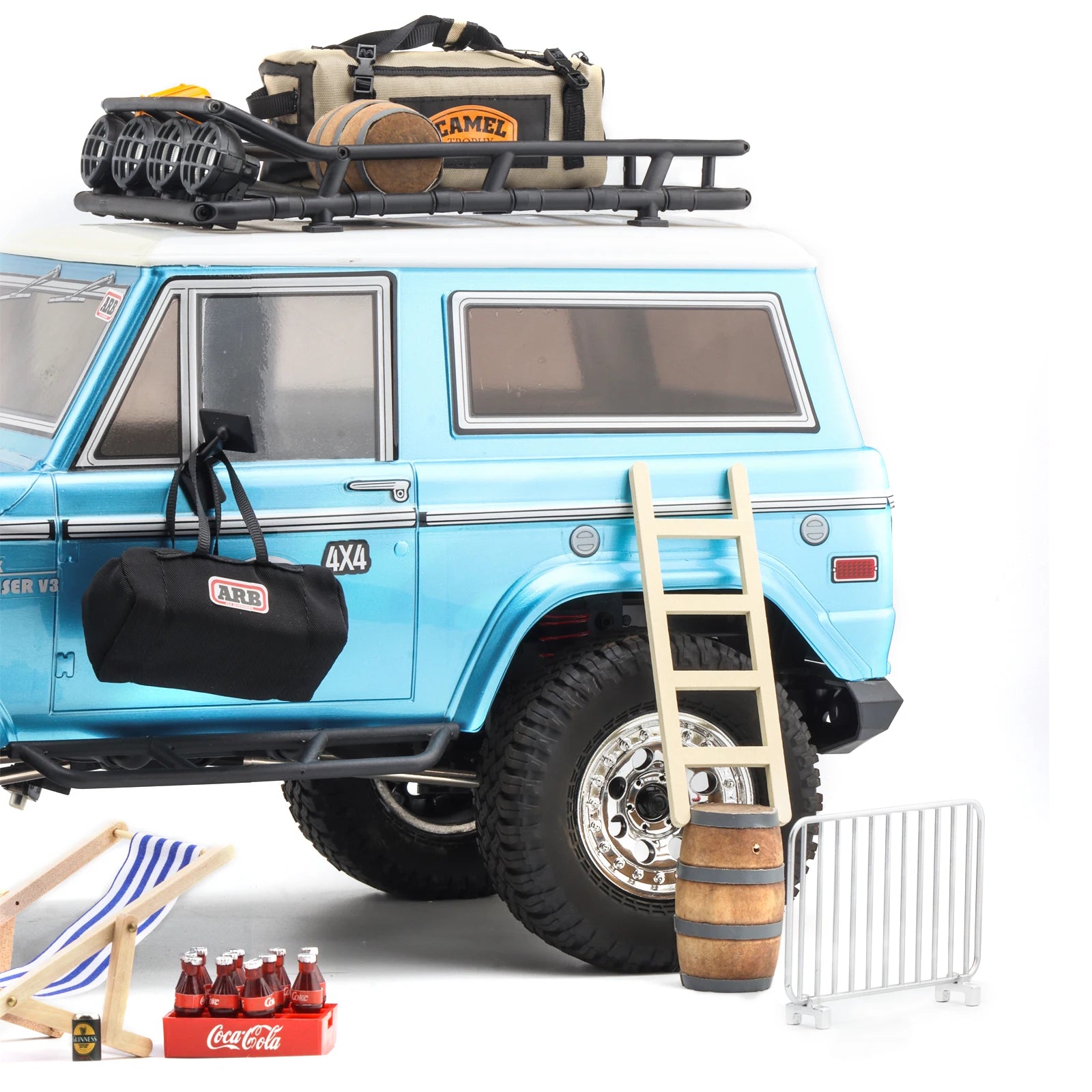 Rc crawler Scale Accessoriesfor box Garage Tools pail 1/10 Crawler Axial SCX10 Capra  TRX6 TRX4  Redcat 1/12 WPL D12 MN82