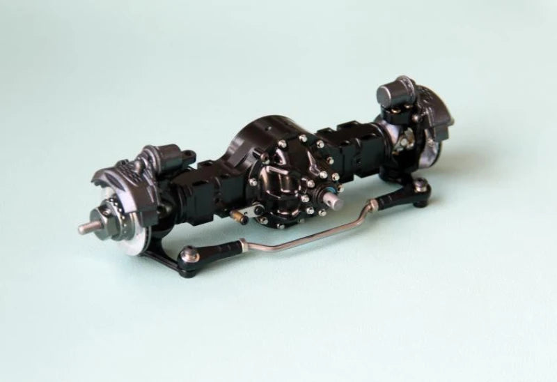 1/14 RC Truck Metal 4x4/6x6/8x8 Front Rear Power Axle Diff Lock Simulated Brake Disc for Tamiya Scania MAN Benz VOLVO Car Parts