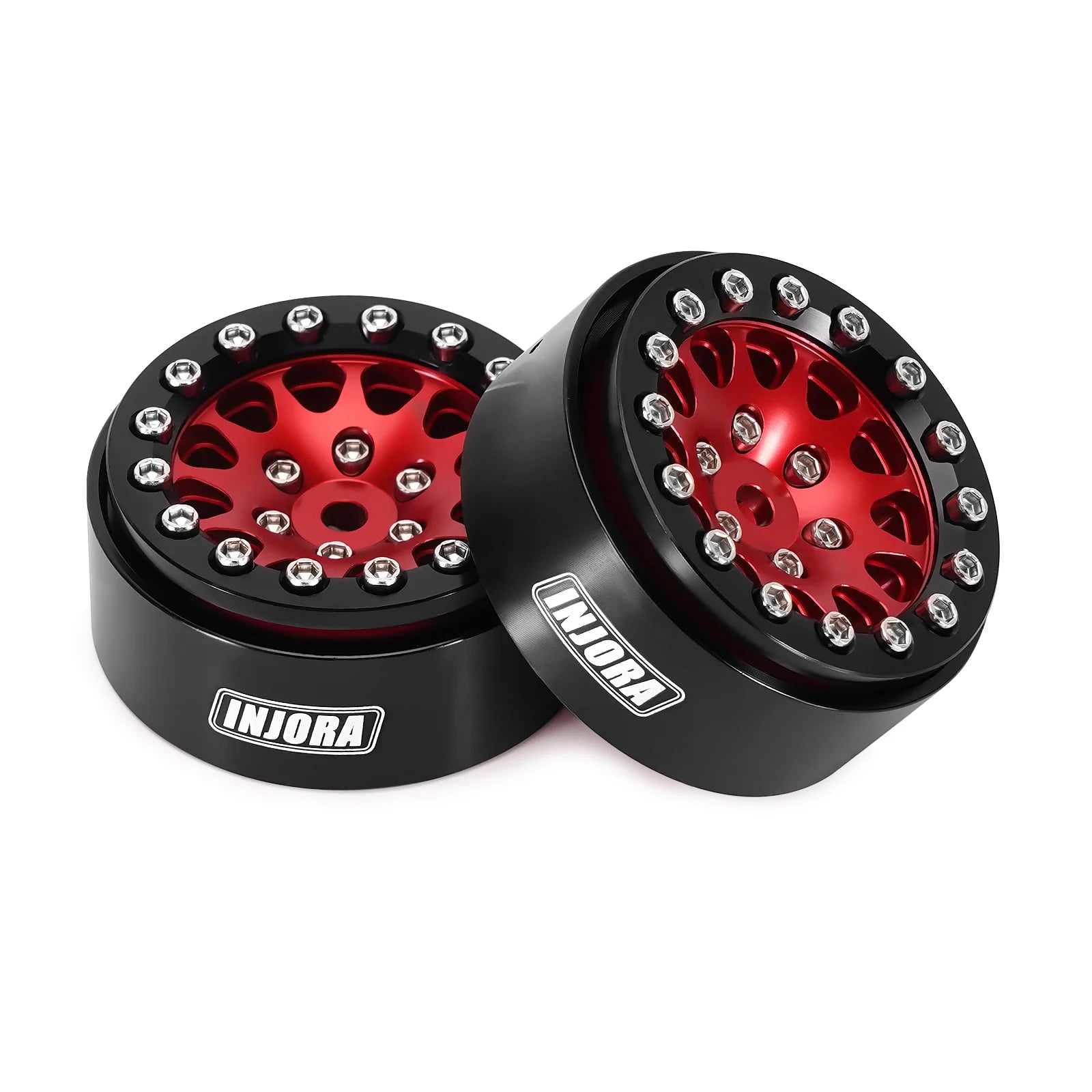 INJORA 1.3" Aluminium Beadlock Wheels for 1/24 1/18 RC Crawler (W1311)