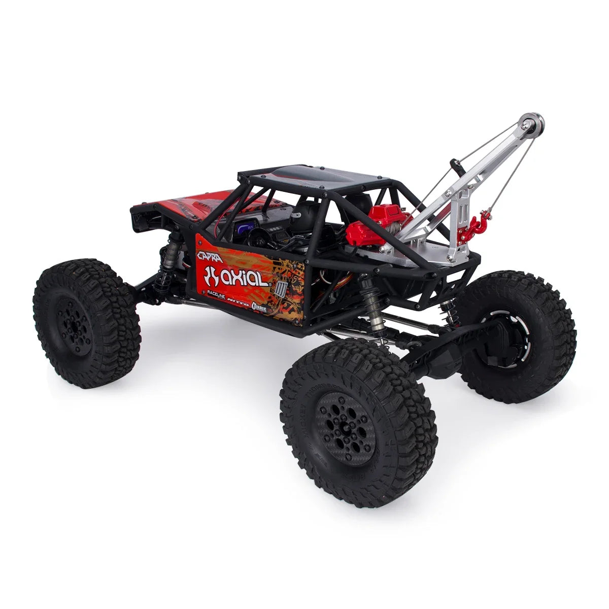 CNC Aluminium RC Wrecker Tow Truck Crane Arm kit Simulation for 1/10 Car Crawler Axial Capra 1.9UTB Trail Buggy Upgrade parts