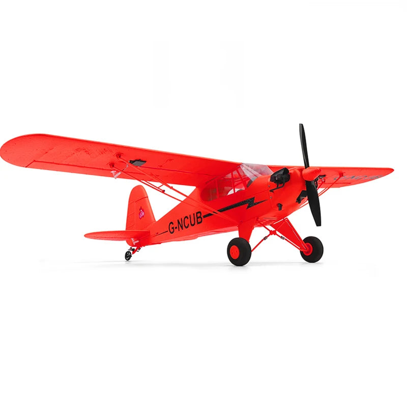 2024 RC Airplane WLtoys A160 Upgrade J3-CUB 5CH Remote Control Plane 3D/6G 1406 Brushless Motor Outdoor Foam Fixed-wing aircraft