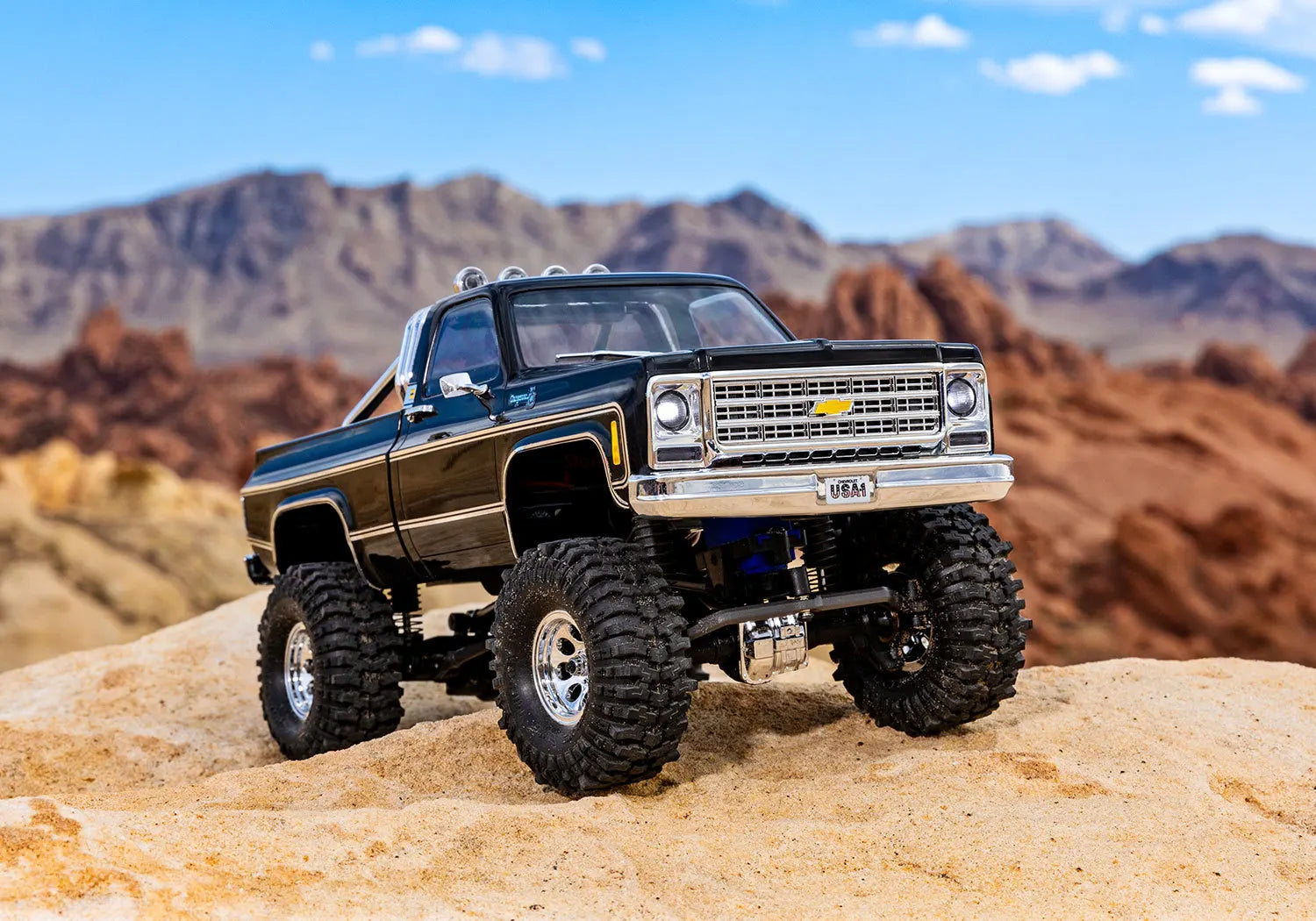 TRAXXAS 1/18 RC Car TRX4M K10 Heightening Crossing Version Of Climbing Car Off-road Vehicle Toys For Adult Kid Gift