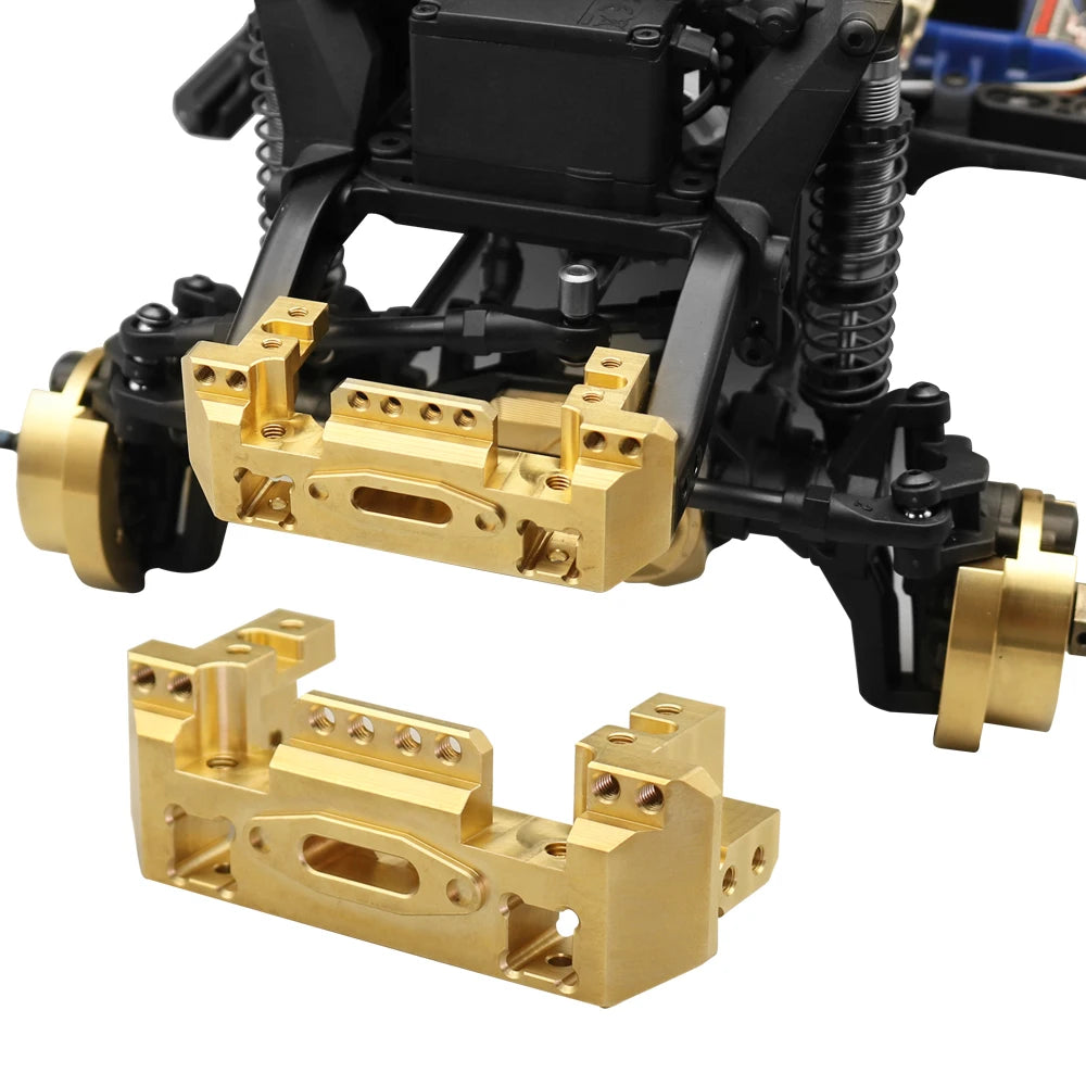 1/10 RC Crawler TRX-4 Brass Heavy Duty Counter Weight Set Portal Drive Axle Housing Bumper Mount TRX4 TRX6 Upgrade Parts