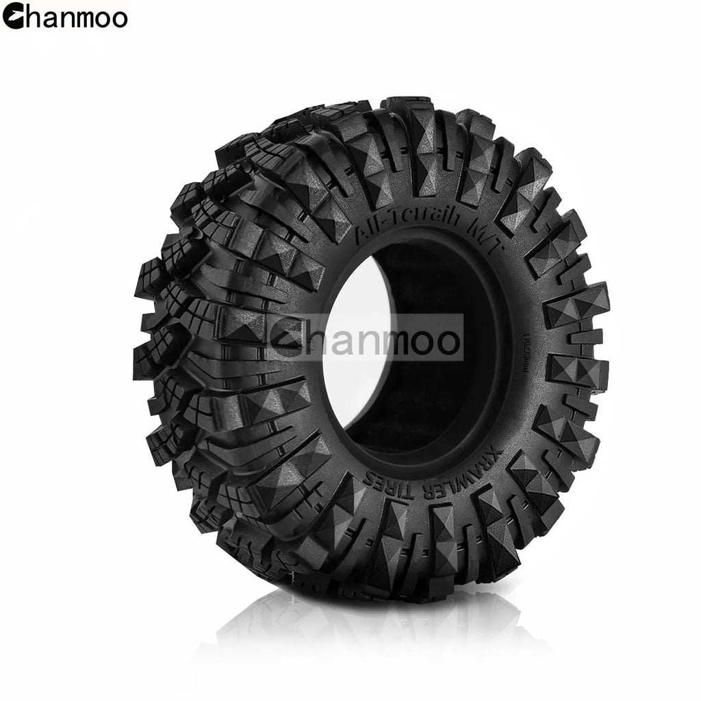 1.9in Crawler Tires Rock Wheels Mud Tyre for 1/10 Scale RC Car Axial Traxxas SCX10 II III TRX4 RC4WD D90 YK4102 Gen8 Redcat