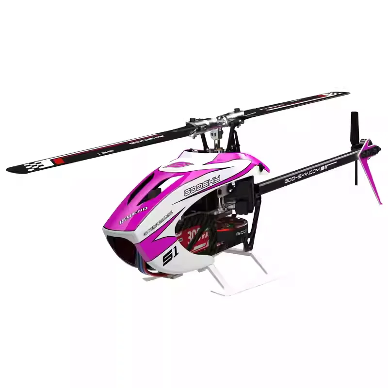 Hot Rc Goosky S1 Bnf/Rtf 6ch 3d Stunt Double Brushless Motor Direct Drive Motor Flybarless Direct-Drive Rc Helicopter Toy Gift