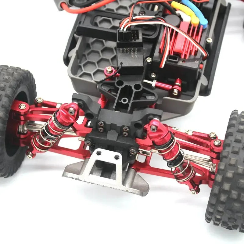 Aluminum Alloy Suspension Arm  Cup Set Upgrade Metal Parts Accessories For Mjx Hyper 1/16 Go  RC Car 16207 16208 16209 H16 H16BM