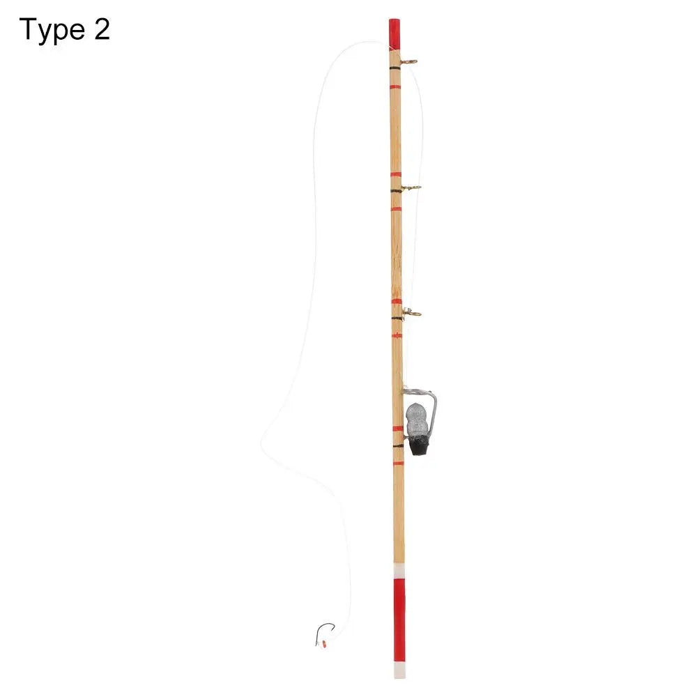 1:12 Miniature Fishing Rod Fish Pole Trammel Net Dollhouse Decoration Doll Accessories Scene Model Micro Landscape Fairy Garden