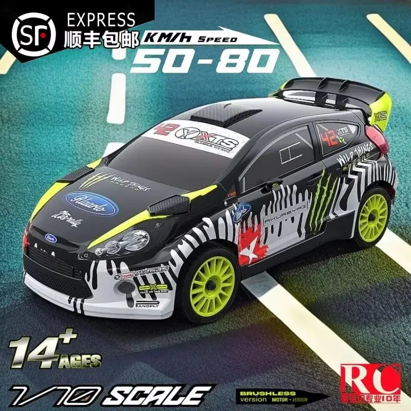 Rc Rally Car 1/10 F10 4wd Rtr Rc Simulation Racing Drift Off-Road Vehicle Model Rally Car 2.4g Remote Control Car Adult Boy Toys