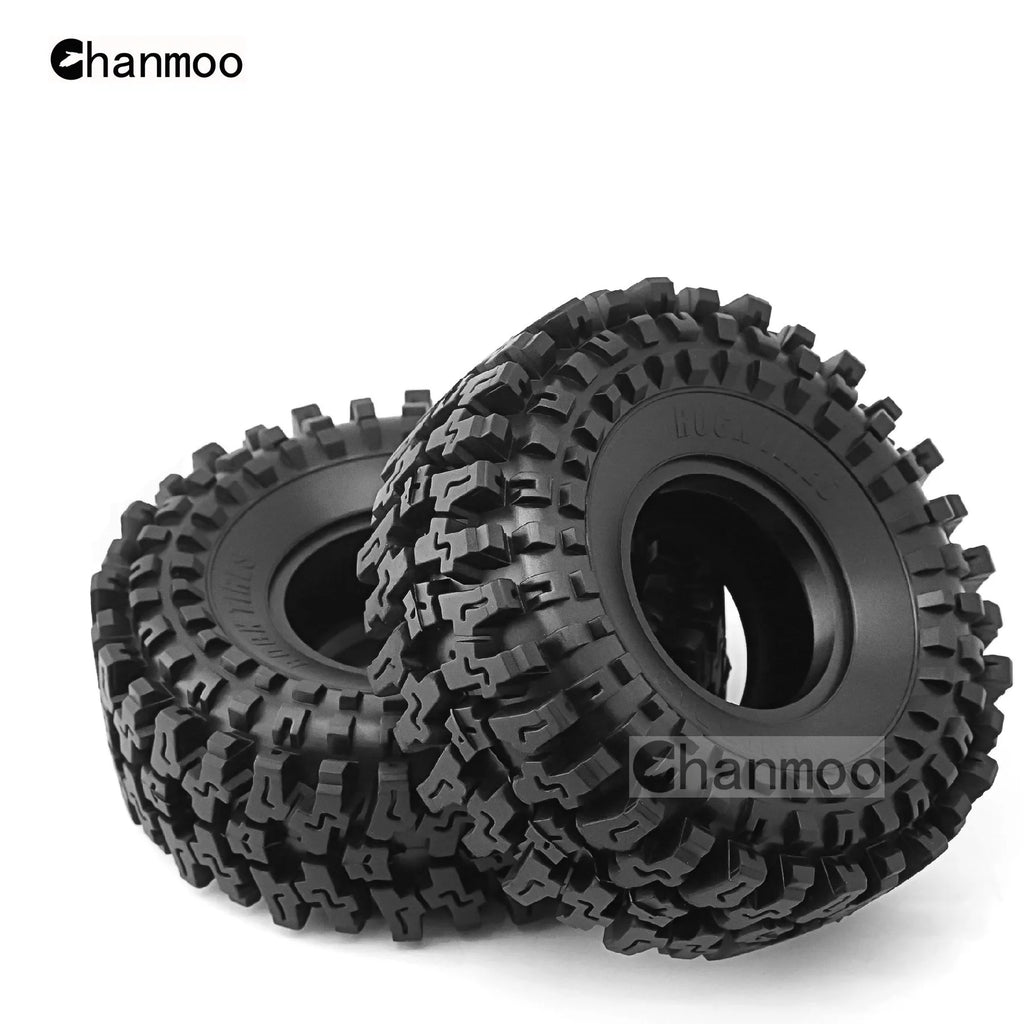 1.9in Crawler Tires Rock Wheels Mud Tyre for 1/10 Scale RC Car Axial Traxxas SCX10 II III TRX4 RC4WD D90 YK4102 Gen8 Redcat