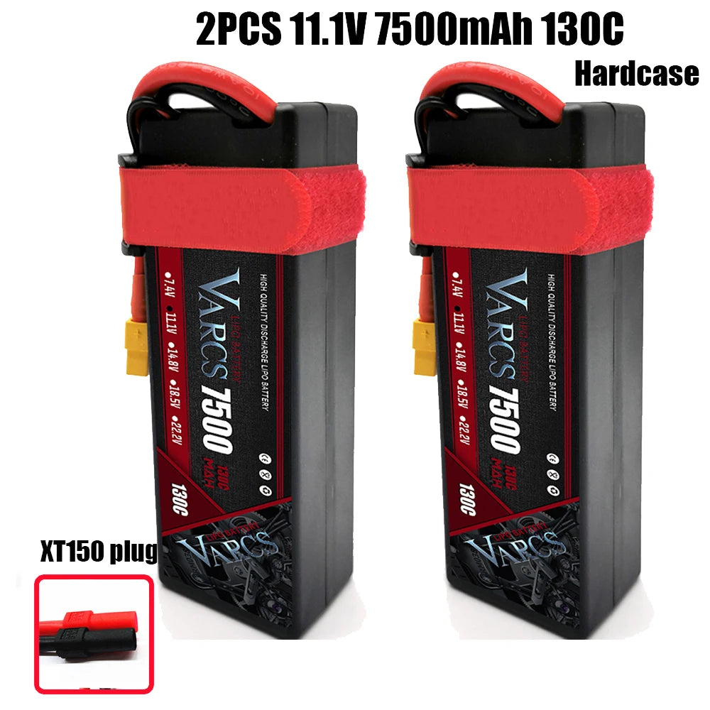 VARCS Lipo 3S 4S Lipo 14.8V 15.2V 11.1V 11.4V Battery 6500mah 7000mah  8400mah 9200mah 10000mah 6200ma 5200mah XT90 EC5 RC Car