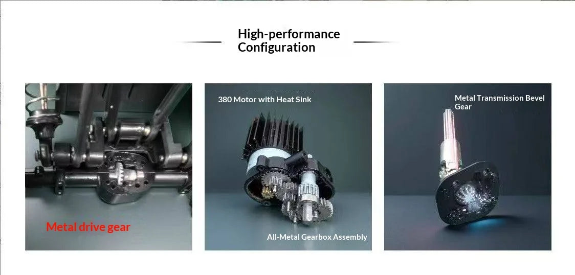 1:12 RC Car RC Pickup Truck F-150 4WD RC Crawler Full Proportion Metal Drive Shaft Gear Off-Road RC Car Lifelike Door Opening