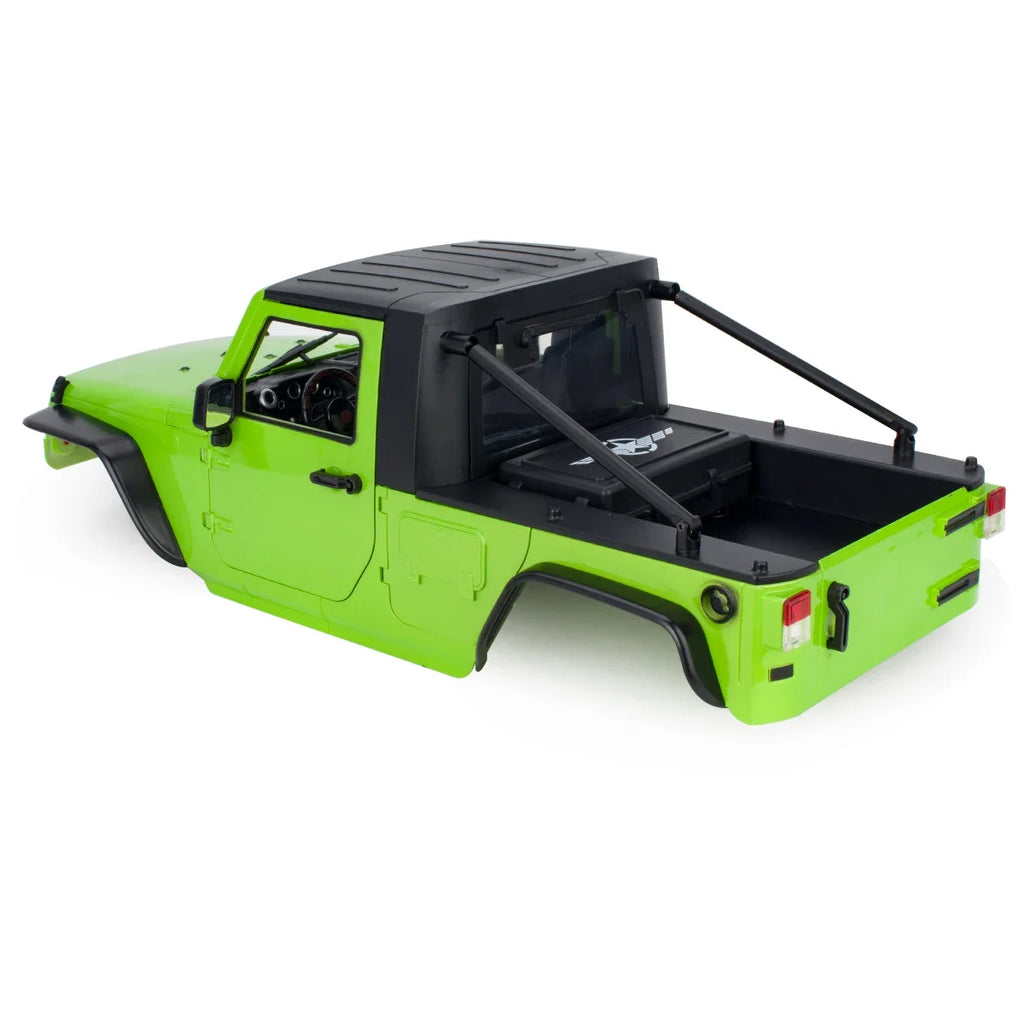 313mm 12.3in Wheelbase Hard Plastic Pickup Body Shell Unassembled Kit for 1/10 RC Crawler Car Axial SCX10 90046 Jeep Wrangler