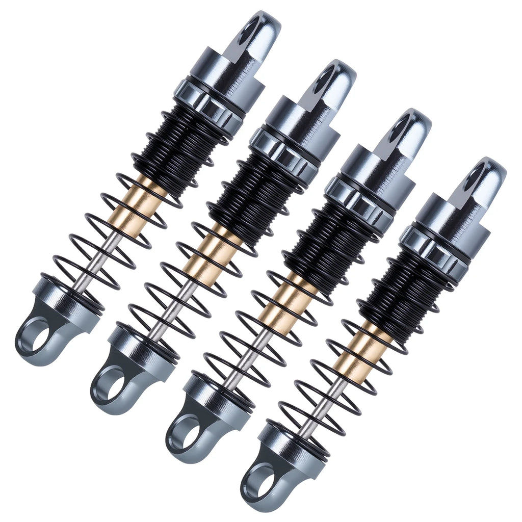 Axial SCX30 Aluminum Shock Absorber Set, 28.5mm with 3 Spring Rates, Full Car Kit for Performance Upgrade