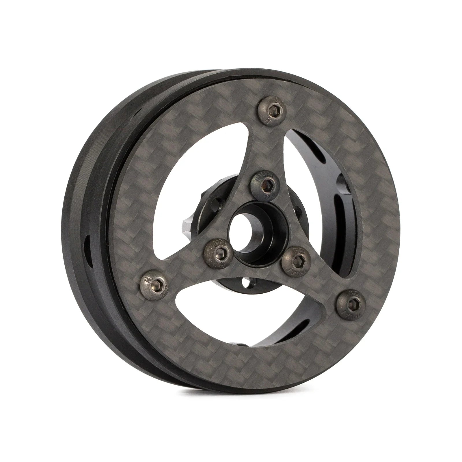 1.9 Inch Carbon Fiber Portal Beadlock Wheels Rims for 1/10 RC Crawler lightweight design GSPEED LCG Chassis Capra SCX10 Pro TRX4
