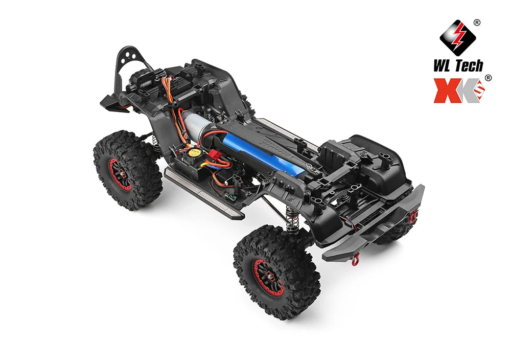 WLtoys 104026 1/10 Professional RC Car Off Road 4x4 2.4G 4WD Remote Control Cars 45 Minutes Working Time Climbing Car Adult Toy
