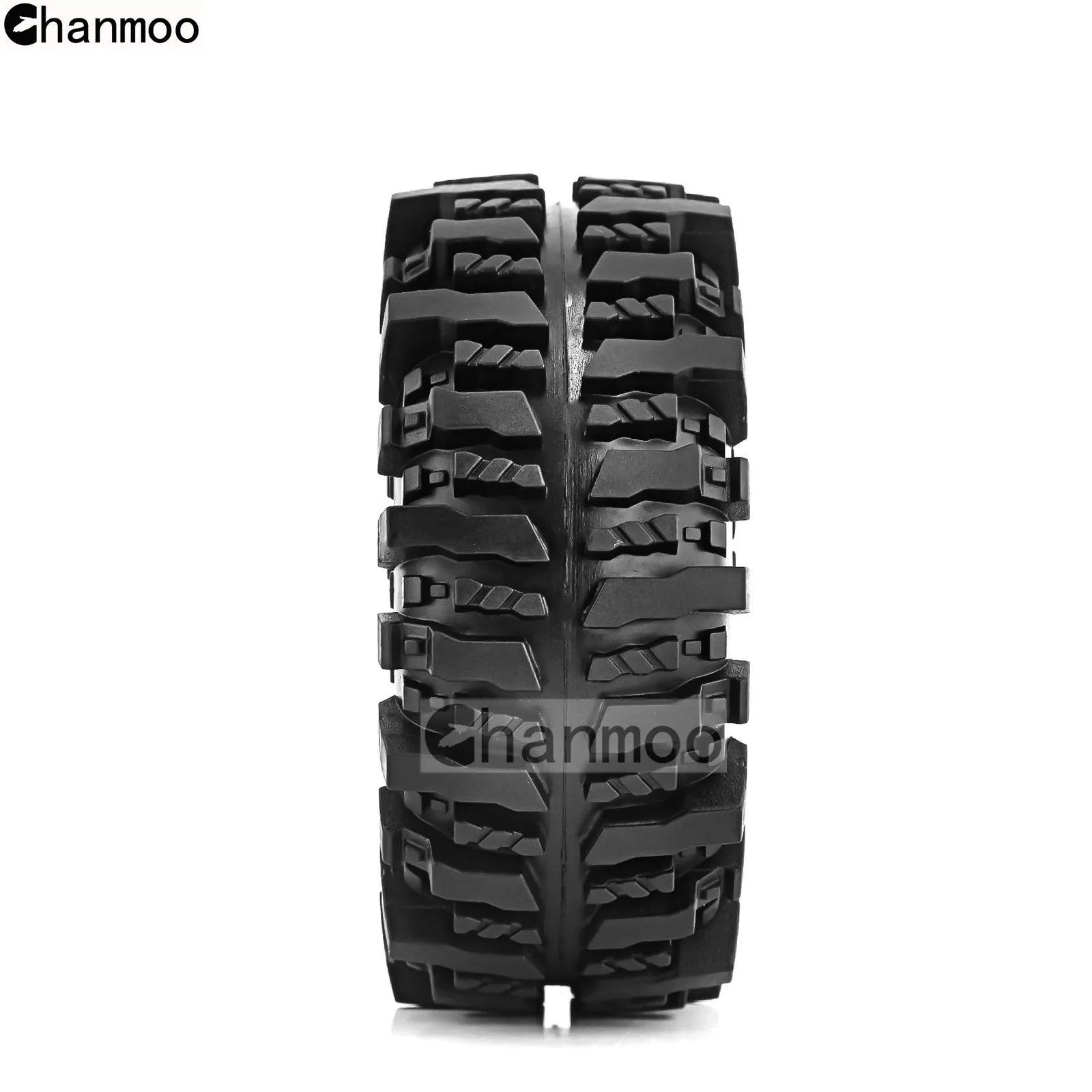 1.9in Crawler Tires Rock Wheels Mud Tyre for 1/10 Scale RC Car Axial Traxxas SCX10 II III TRX4 RC4WD D90 YK4102 Gen8 Redcat