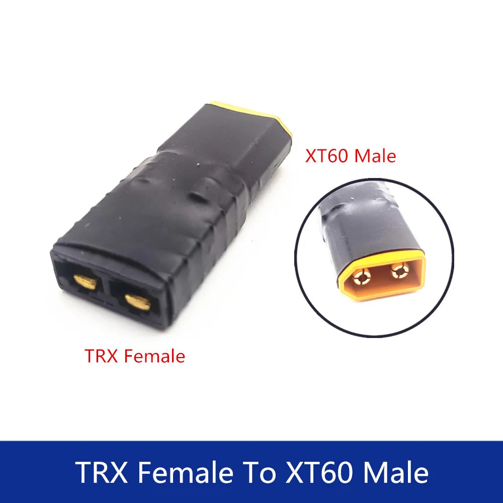 Adapter XT30 XT60 XT90 TRX T Plug Deans EC5 EC3 Female to Male HXT 4MM Connectors Plug RC Lipo Battery Control Parts DIY