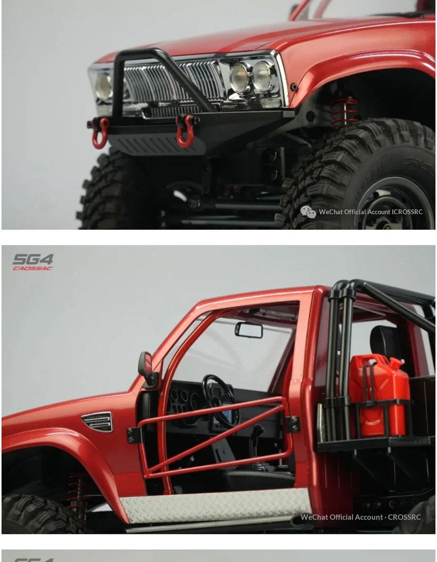 CROSSR Sg4 Half-Scale Sp4 Truck 1/10 Remote-Controlled Electric Four-Wheel-Drive Competitive Climbing Off-Road Vehicle Model