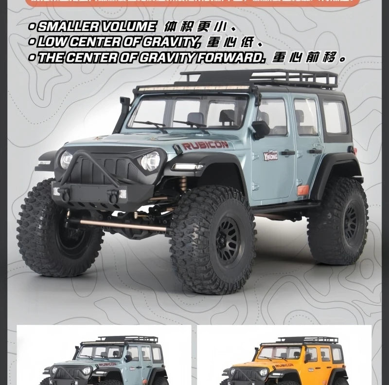 YK4082 V3 Professional RC Remote Control Car 1/8 Climbing Car Four-Wheel Drive Differential Lock Shift Off-Road Vehicle YK4082