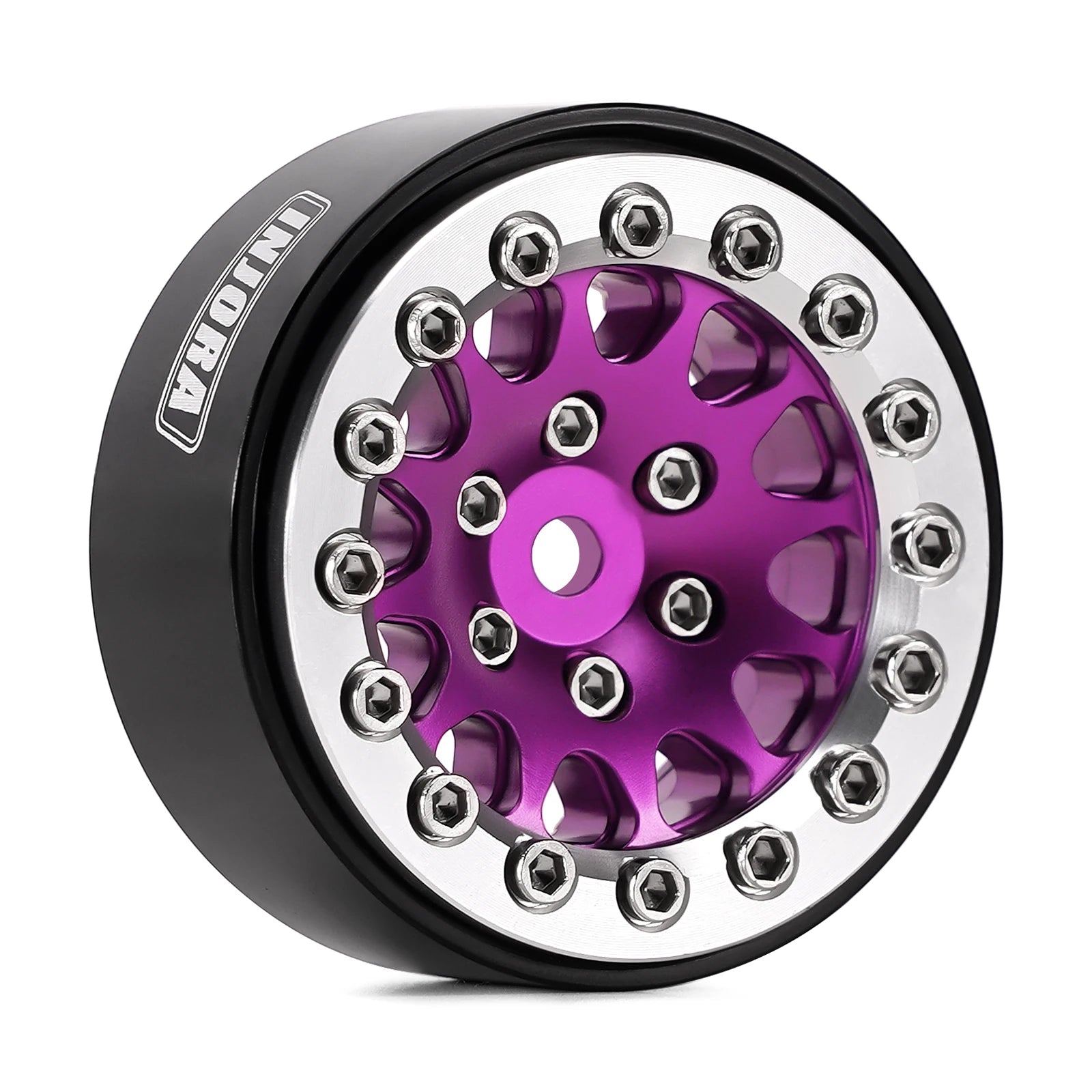 INJORA 1.3" Aluminium Beadlock Wheels for 1/24 1/18 RC Crawler (W1311)
