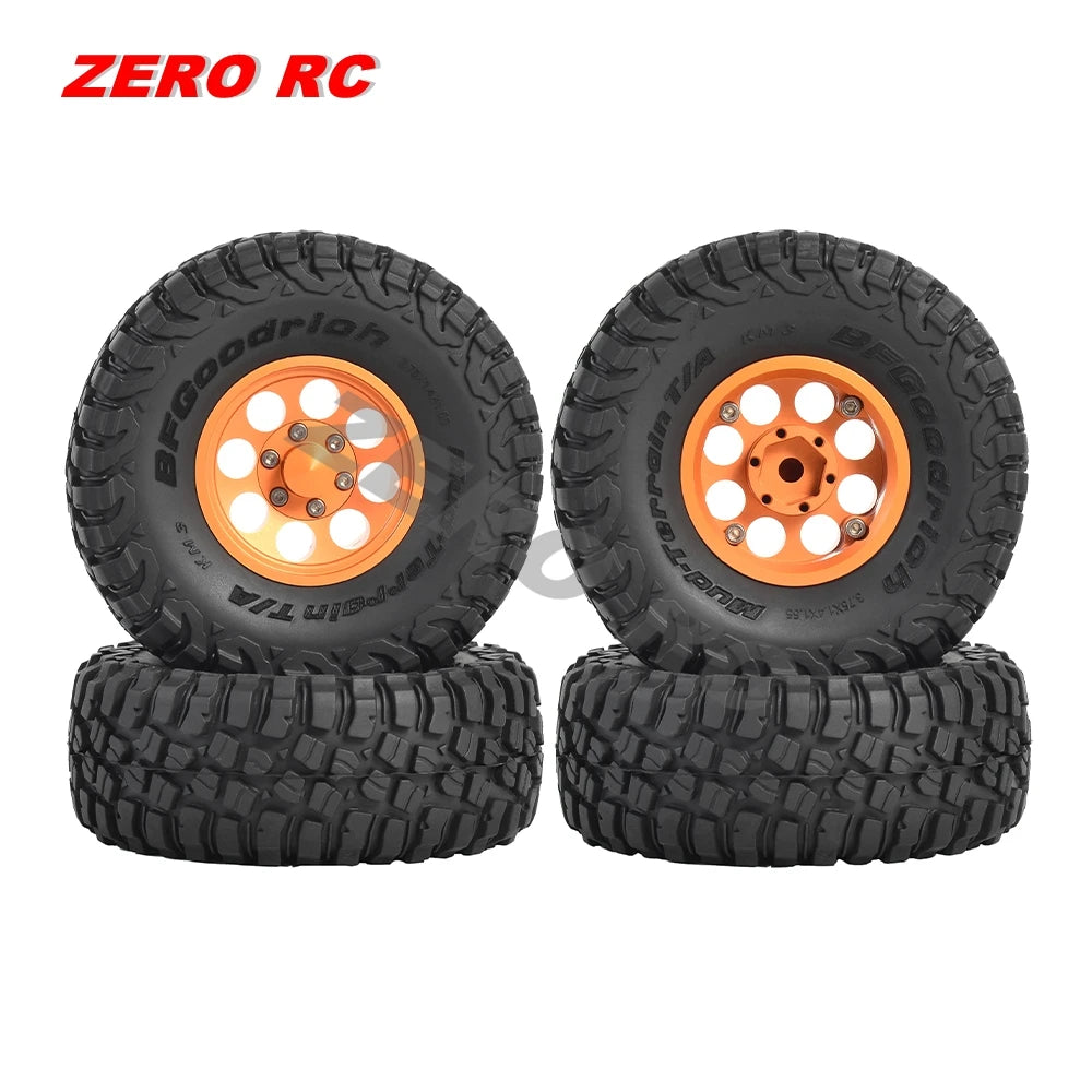 RC Crawler Car Soft 1.55" Off Road Mud Tires 76*27mm 95*35mm Foam Insert For D90 TF2 Tamiya CC02 LC70 MST JIMNY Blocks WHEEL