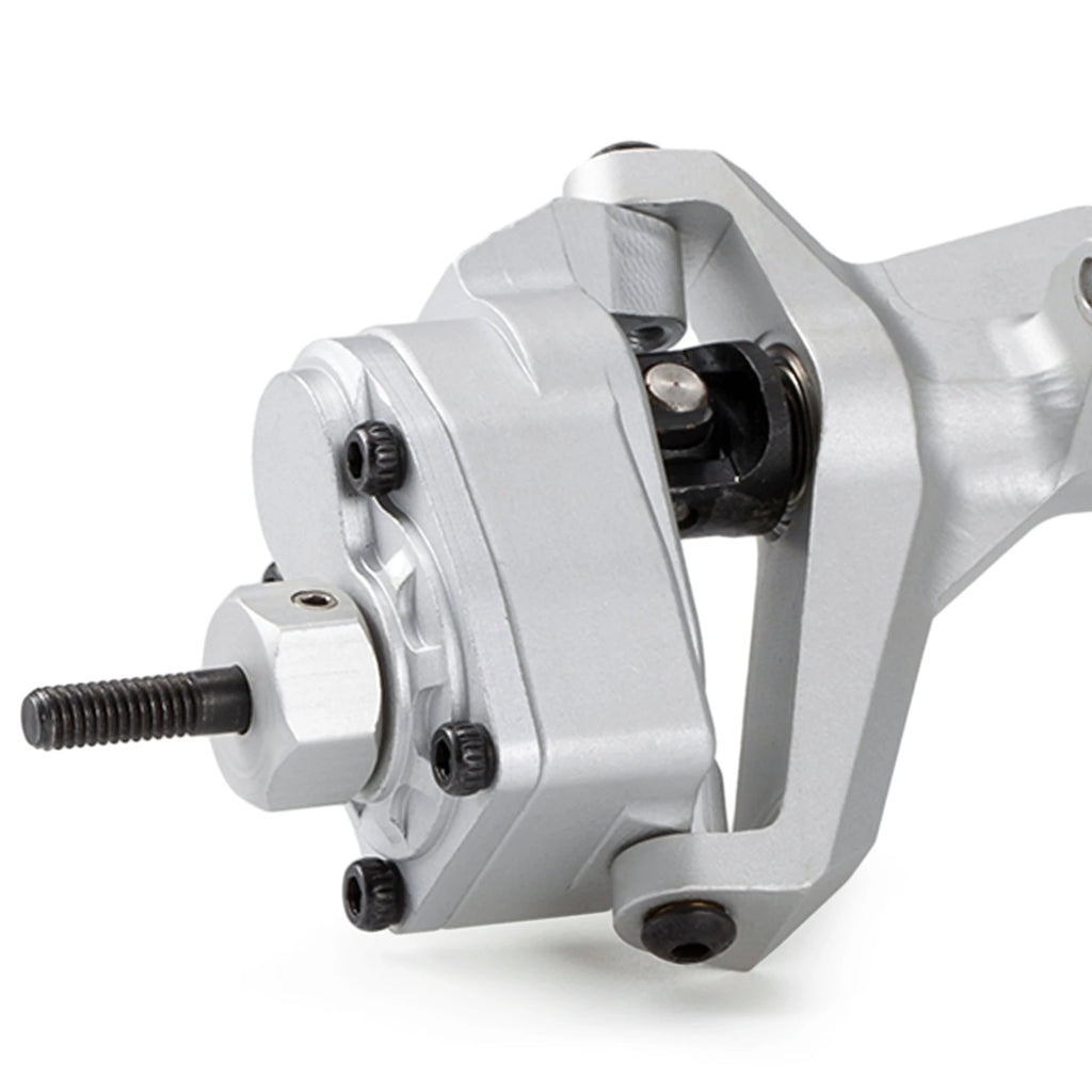 CNC Aluminum F9 Offset Portal Axle with Servo Mounts for 1/10 RC Crawler Axial Capra 1.9 UTB LCG Chassis Cheater Rigs