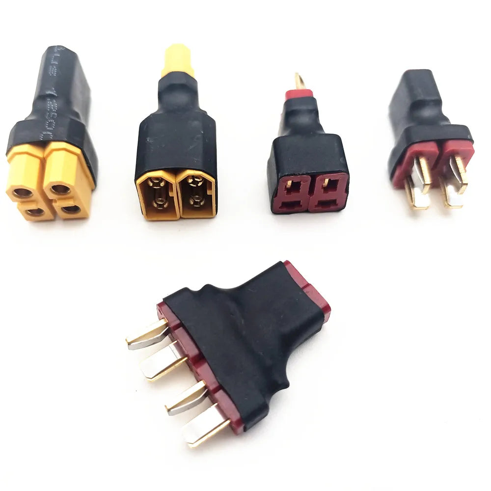 Adapter XT30 XT60 XT90 TRX T Plug Deans EC5 EC3 Female to Male HXT 4MM Connectors Plug RC Lipo Battery Control Parts DIY