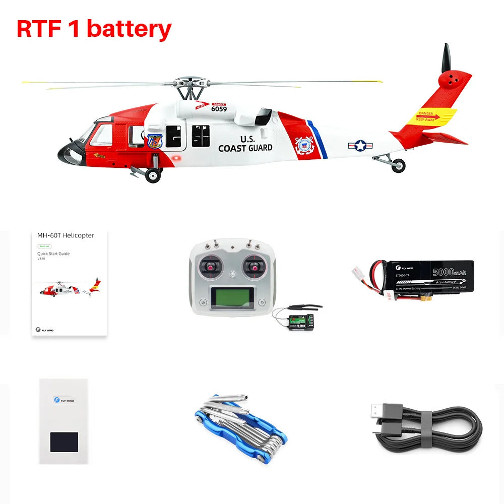 FLYWING MH-60 R Seahawk RC Helicopter LED light ACE ATT MH60R GPS helicopter MH60 rc helicopter 470 size MH60 Scale Helicopter