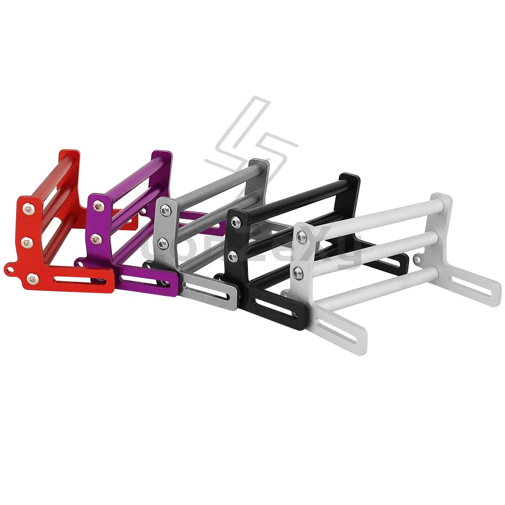 Aluminum Front Bumper Bull Bars for 1/10 RC Crawler Axial SCX10 TRX4 LCG Chassis FJ40 Dodge Power Wagon Cab Cliffhanger Body