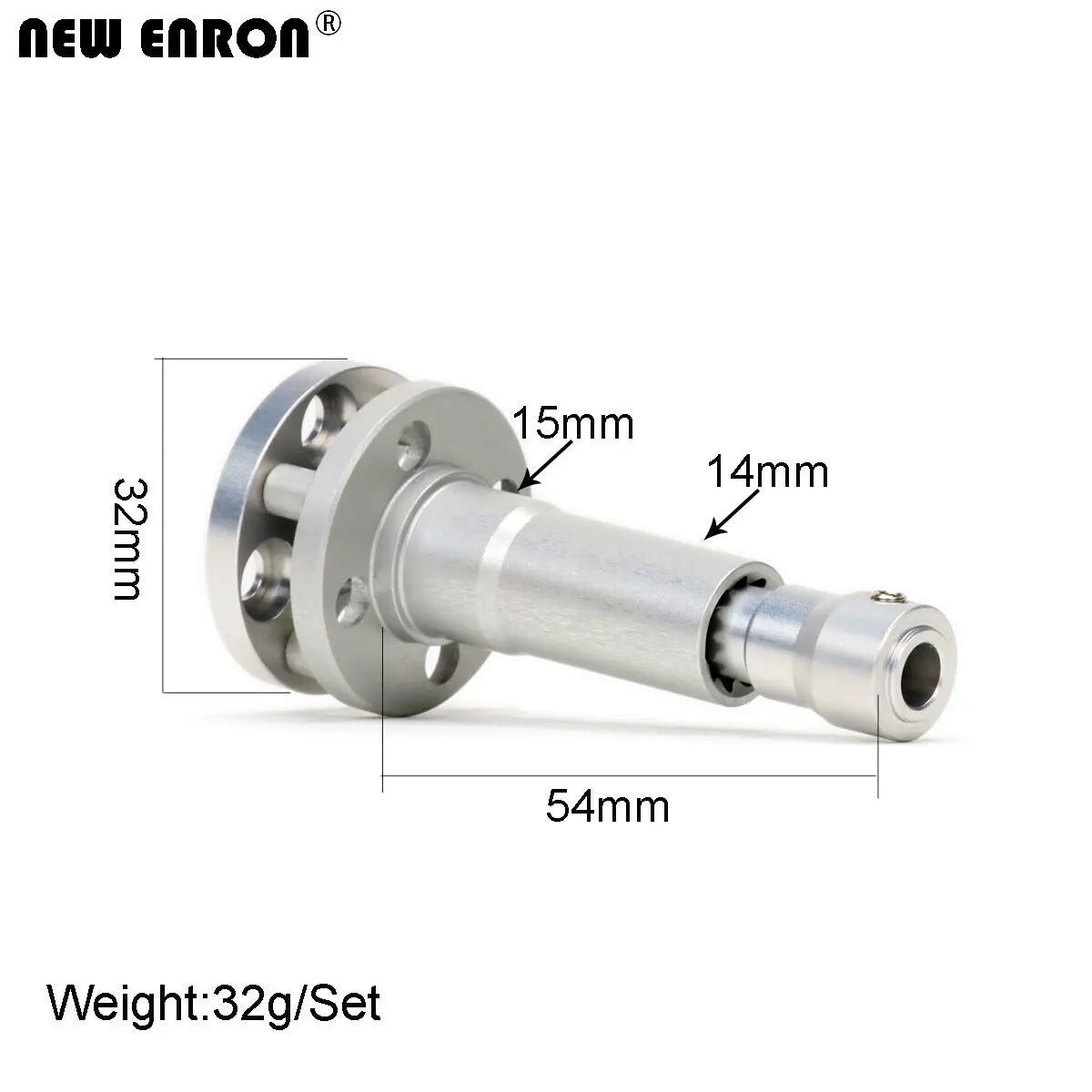 NEW ENRON Aluminum 7075 / #45 Steel Front Center Rear Driveshaft 8555 8556 8592 For RC 1/7 Traxxas Unlimited Desert Racer UDR