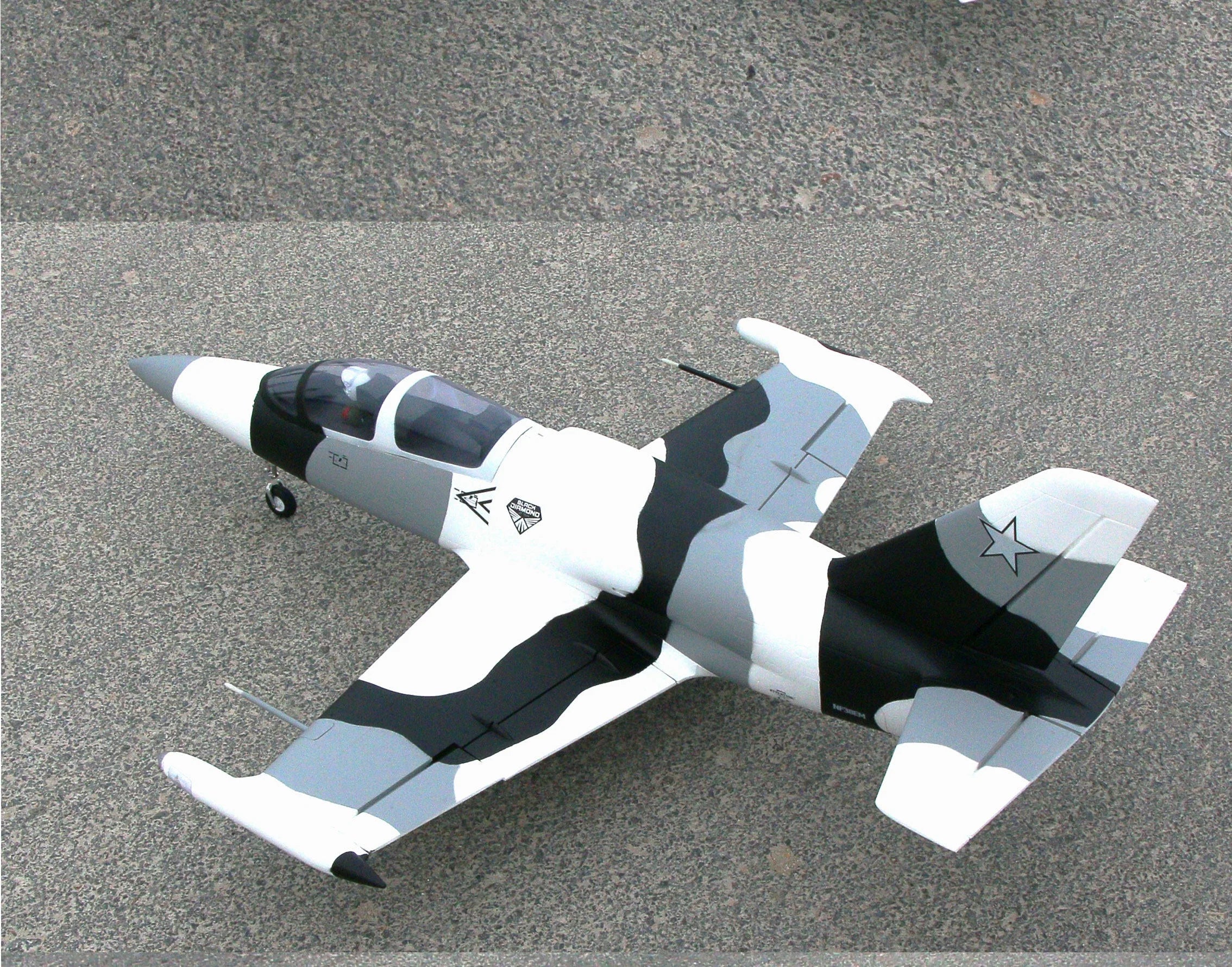 Flyfans L-39 Rc Airplane 64mm Edf Fixed Wing Jet With Retractable Landing Gear Navigation Lights 4s 6s Dual Power Hobby Aircraft