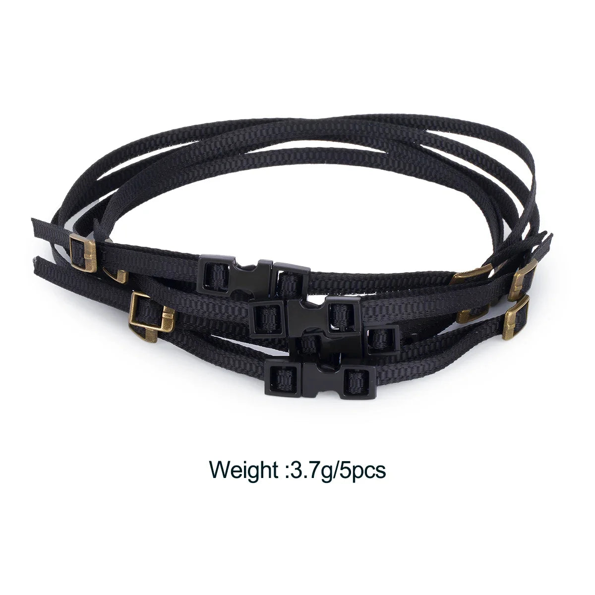 5Pcs Luggage Rope Roof Rack Tie Down Straps Buckle Decorate Strap for 1/8 1/10 1/18 1/24 RC Crawler SCX10 TRX4 TRX6 YK4102 RGT