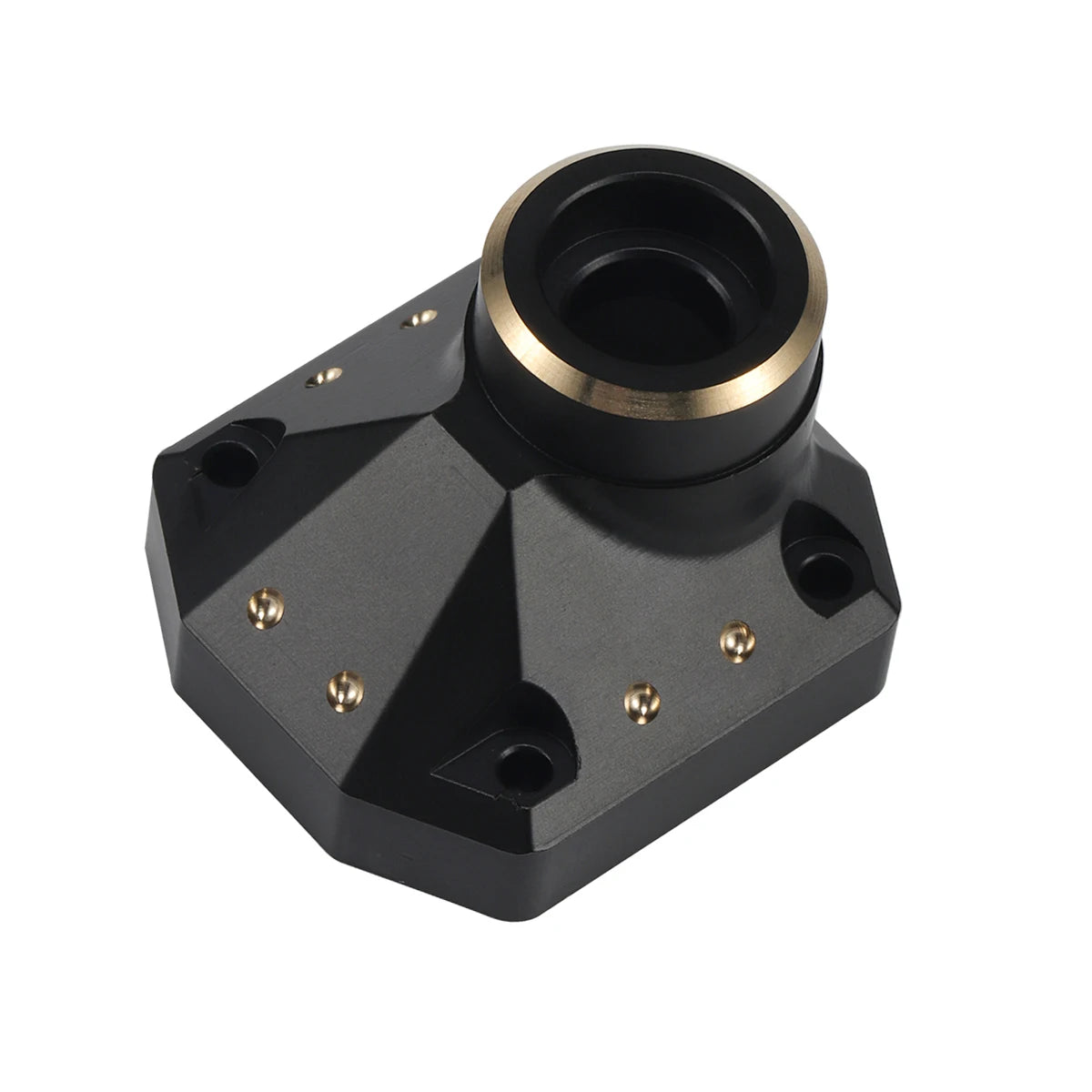 Black Brass Weights Steering Knuckles Portal Cover Set for Axial Capra SCX10 III AR45P SuperShafty CP44 Vanquish F9 Axle Housing